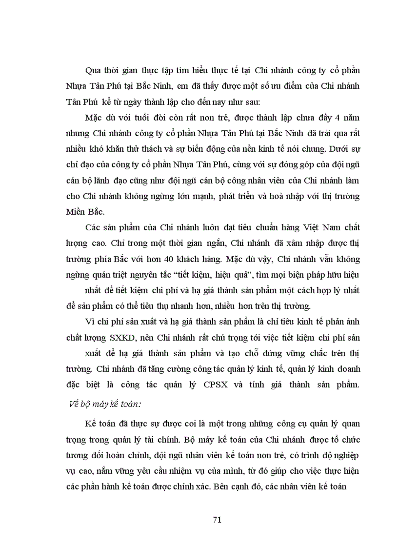 image for page Kế toán tập hợp chi phí sản xuất và tính giá thành sản phẩm tại Chi nhánh công ty cổ phần Nhựa Tân Phú tại Bắc Ninh