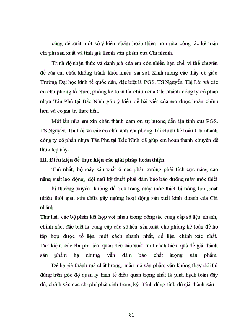 image for page Kế toán tập hợp chi phí sản xuất và tính giá thành sản phẩm tại Chi nhánh công ty cổ phần Nhựa Tân Phú tại Bắc Ninh