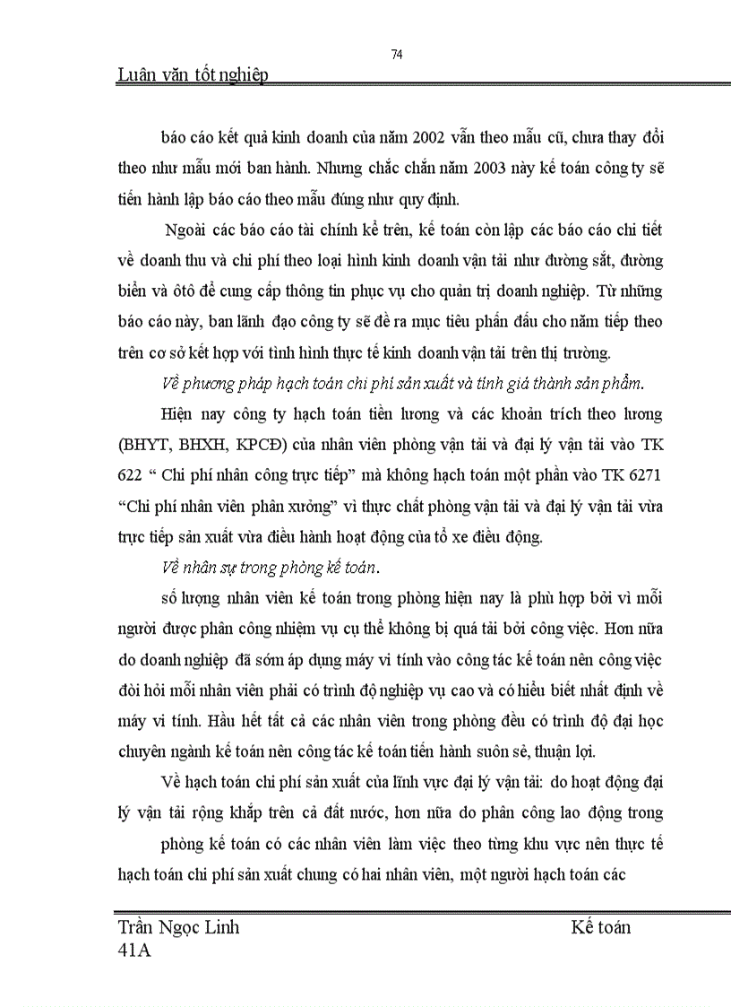 image for page Phương hướng hoàn thiện hạch toán chi phí sản xuất và tính giá thành sản phẩm đại lý vận tải kết hợp với việc nâng cao hiệu quả kinh doanh tại công ty vận tải và đại lý vận tải (vitranimex)