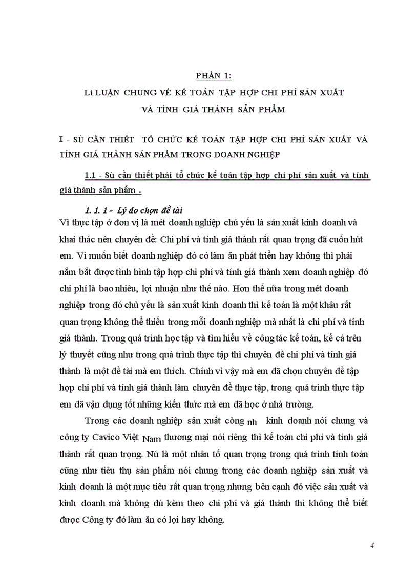 image for page Kế toán tập hợp chi phí sản xuất và tính giá thành sản phẩm xây lắp ở Công ty Cavico Việt Nam Thương Mại