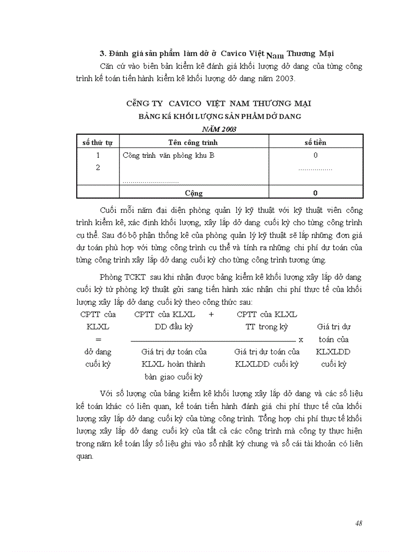 image for page Kế toán tập hợp chi phí sản xuất và tính giá thành sản phẩm xây lắp ở Công ty Cavico Việt Nam Thương Mại