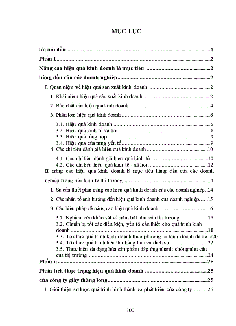 image for page Hiệu quả kinh doanh ở Công ty Giầy Thăng Long thực trạng và giải pháp