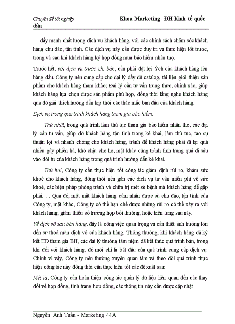 image for page Một số giải pháp hoàn thiện hoạt động xúc tiến hỗn hợp tại công ty Bảo Việt Nhân thọ Hà Nội