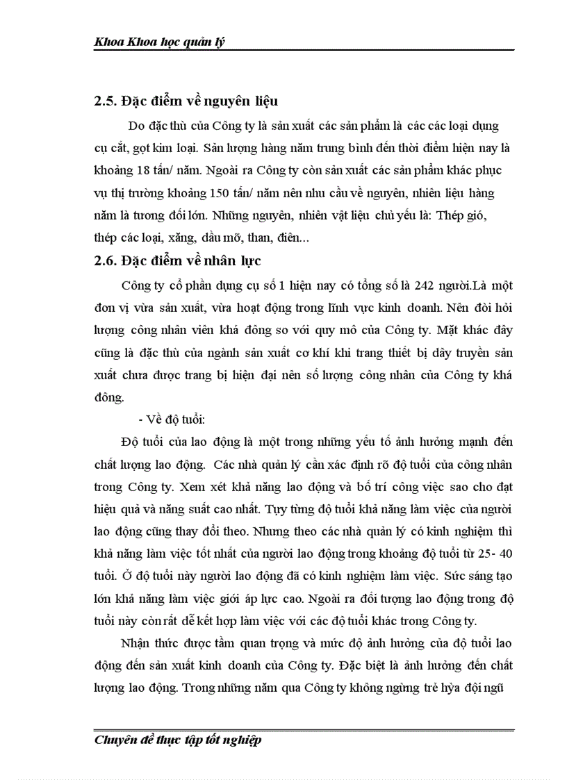 image for page Nâng cao hiệu quả sử dụng lao động ở Công ty cổ phần dụng cụ số 1