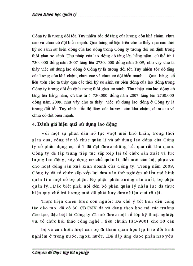 image for page Nâng cao hiệu quả sử dụng lao động ở Công ty cổ phần dụng cụ số 1