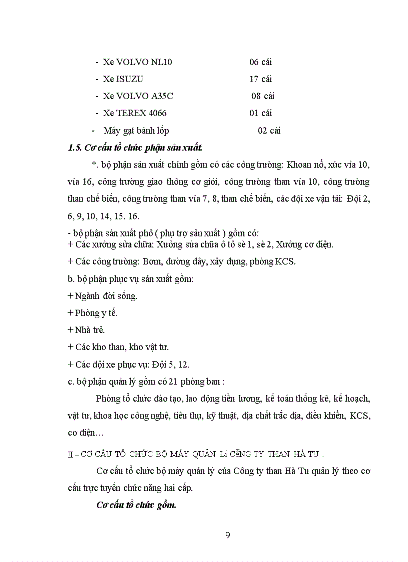 image for page Phân tích tình hình sử dụng vốn và một số giải pháp nâng cao hiệu quả sử dụng vốn của công ty than Hà Tu
