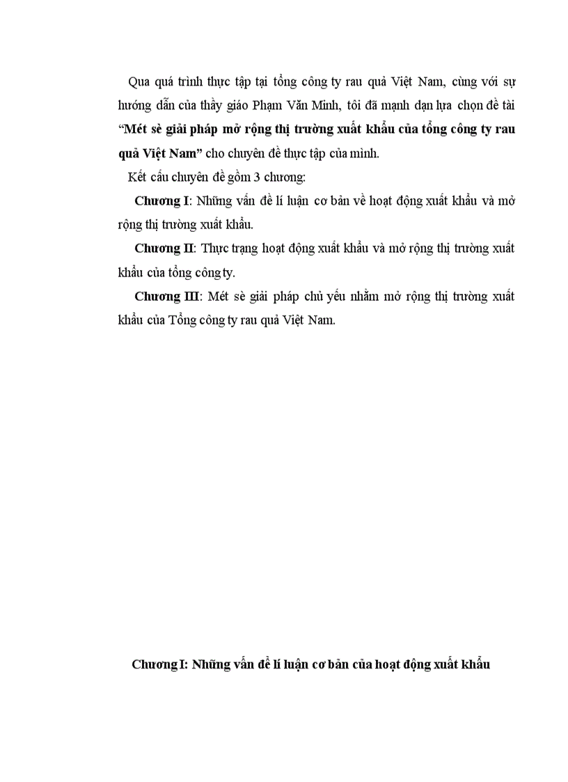 image for page Một số giải pháp mở rộng thị trường xuất khẩu của tổng công ty rau quả Việt Nam