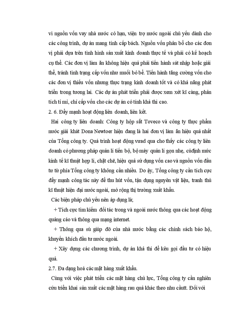 image for page Một số giải pháp mở rộng thị trường xuất khẩu của tổng công ty rau quả Việt Nam