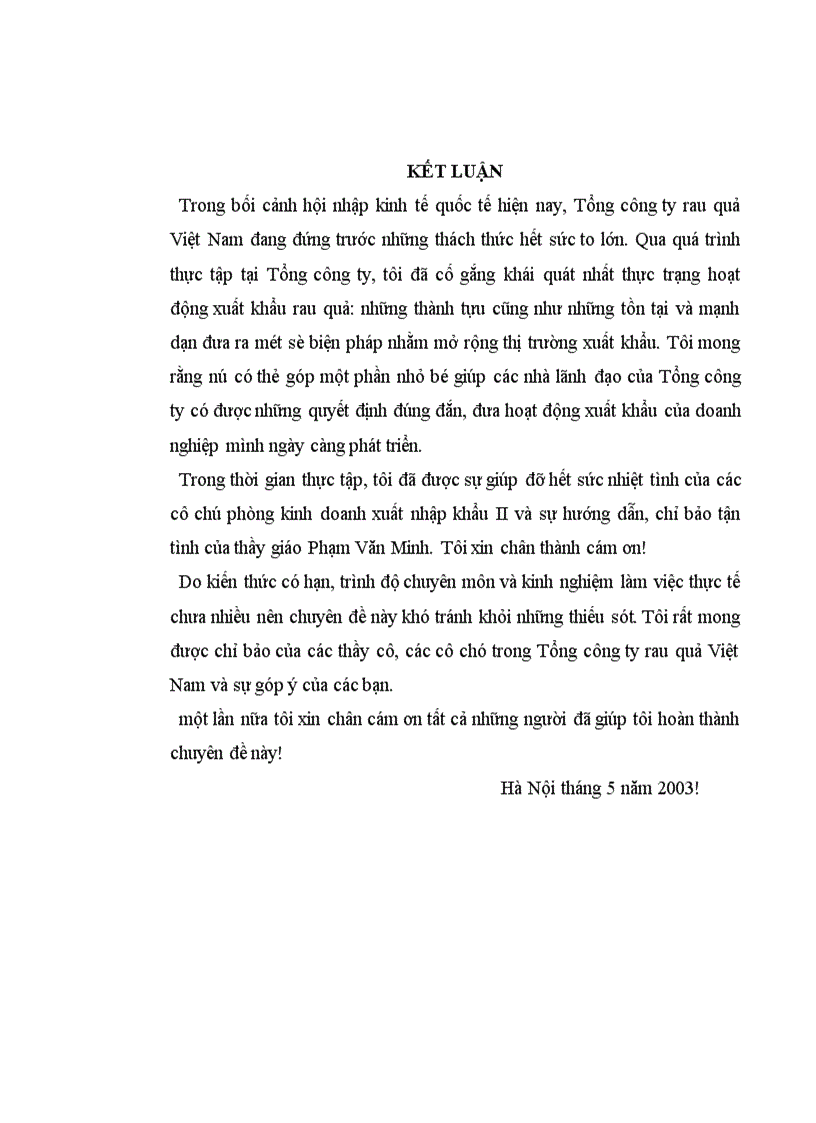 image for page Một số giải pháp mở rộng thị trường xuất khẩu của tổng công ty rau quả Việt Nam