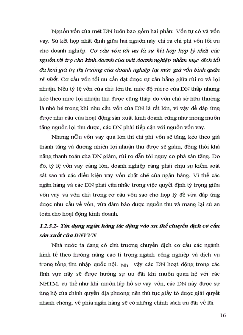 image for page Nâng cao chất lượng tín dụng đối với các DNVVN tại chi nhánh ngân hàng Nông nghiệp và phát triển nông thôn Nam Hà Nội