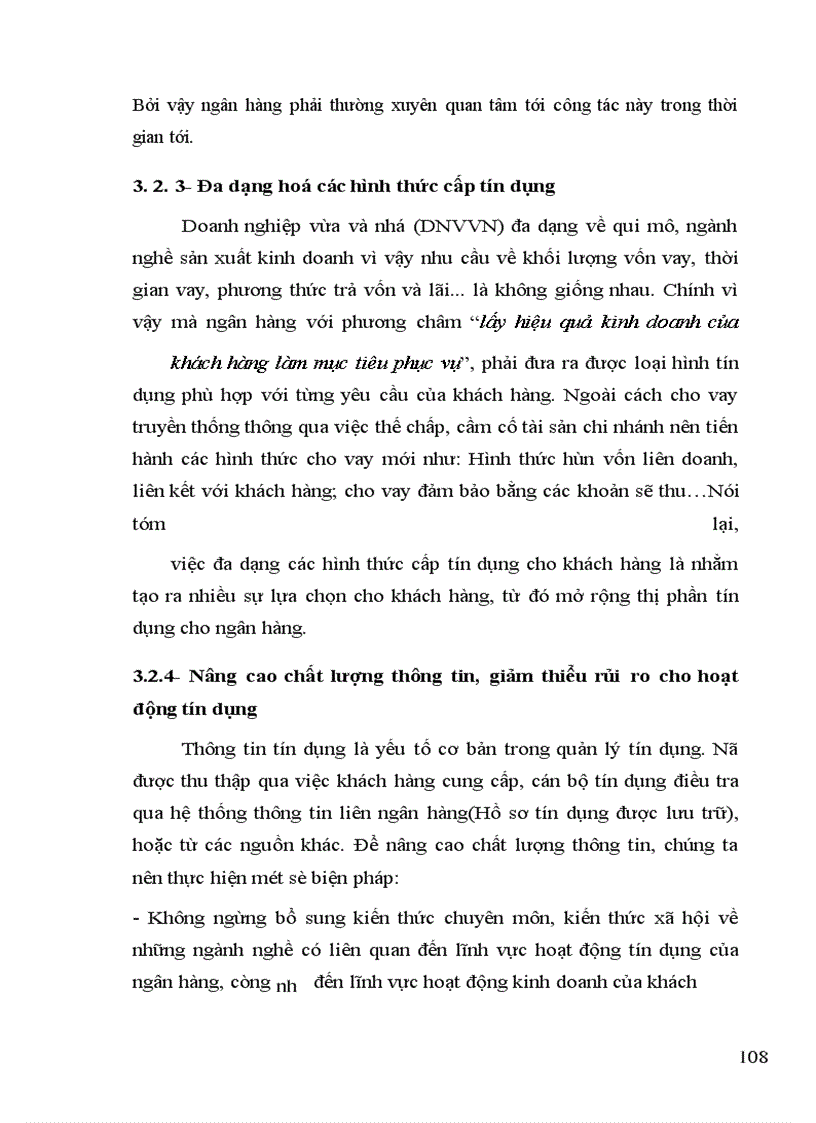 image for page Nâng cao chất lượng tín dụng đối với các DNVVN tại chi nhánh ngân hàng Nông nghiệp và phát triển nông thôn Nam Hà Nội