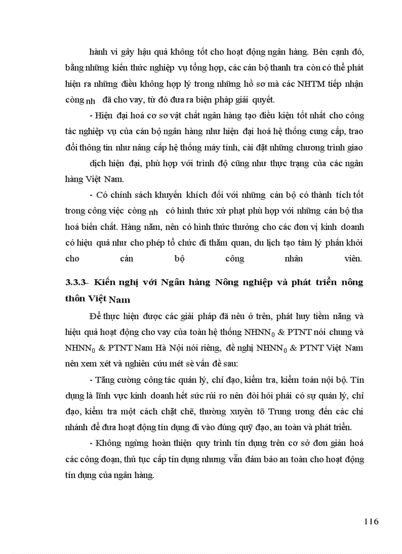 image for page Nâng cao chất lượng tín dụng đối với các DNVVN tại chi nhánh ngân hàng Nông nghiệp và phát triển nông thôn Nam Hà Nội