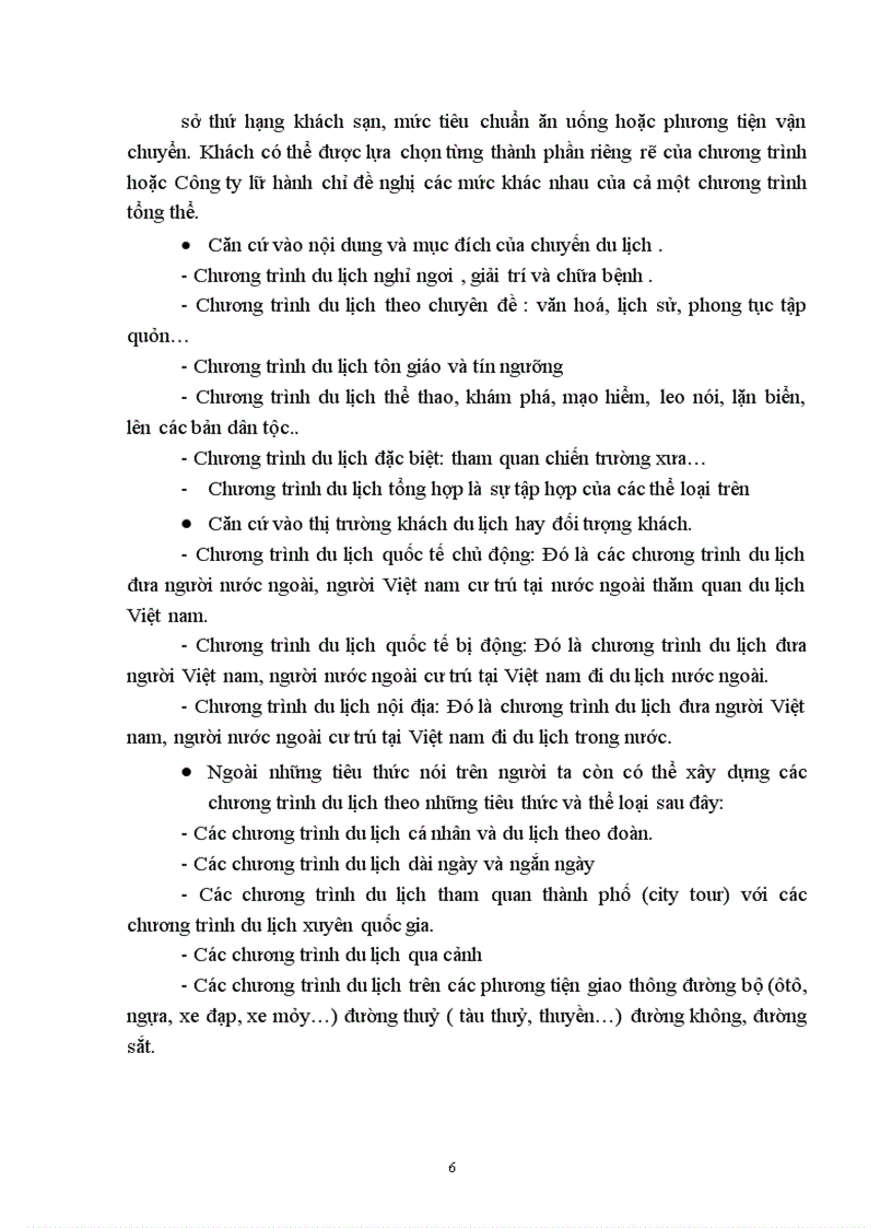 image for page Hiệu quả kinh doanh chương trình du lịch của Công ty du lịch và Thương mại Vân Hải, thực trạng và giải pháp
