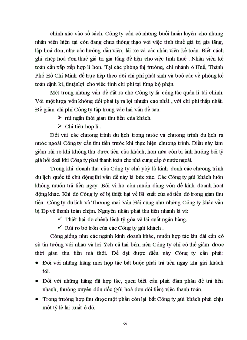 image for page Hiệu quả kinh doanh chương trình du lịch của Công ty du lịch và Thương mại Vân Hải, thực trạng và giải pháp