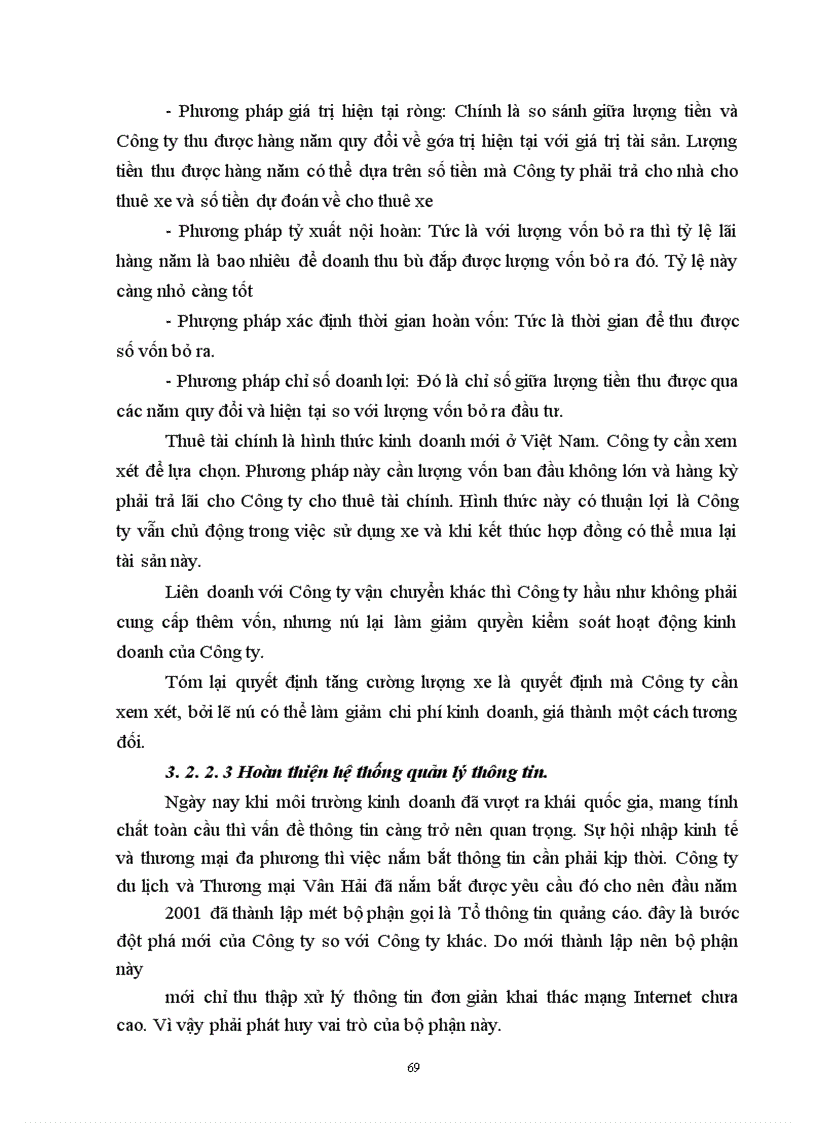 image for page Hiệu quả kinh doanh chương trình du lịch của Công ty du lịch và Thương mại Vân Hải, thực trạng và giải pháp