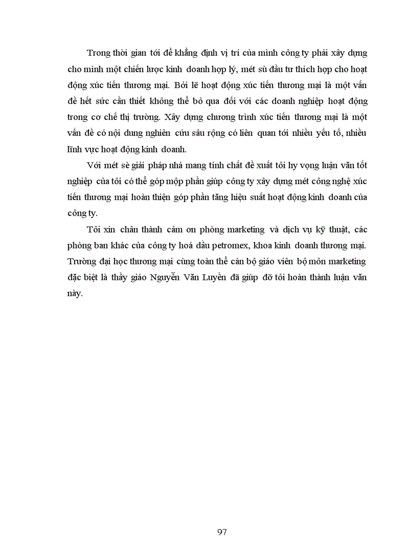 image for page Hoàn thiện công nghệ Marketing xúc tiến thương mại tại công ty hoá dầu Petrolimex