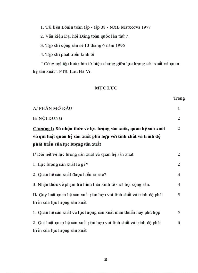 image for page Quan hệ biện chứng giữa lực lượng sản xuất và quan hệ sản xuất. Sự vận dụng của Đảng ta trong đường lối đổi mới ở Việt Nam