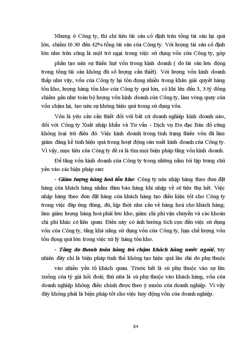 image for page Một số giải pháp nhằm nâng cao hiệu quả của hoạt động kinh doanh của Công ty Xuất nhập khẩu và Tư vấn - Dịch vụ Đo đạc Bản đồ