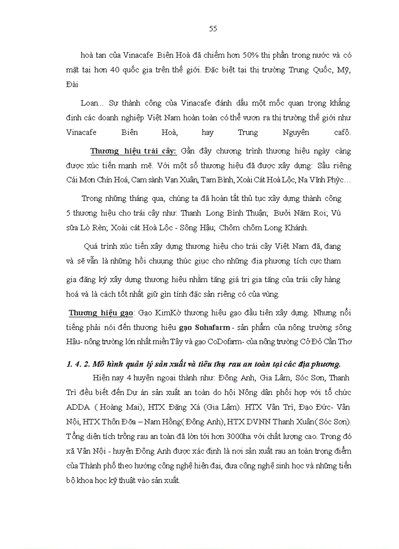 image for page Sản xuất và tiêu thụ rau an toàn quản lý tập trung gắn với thương hiệu mã vạch