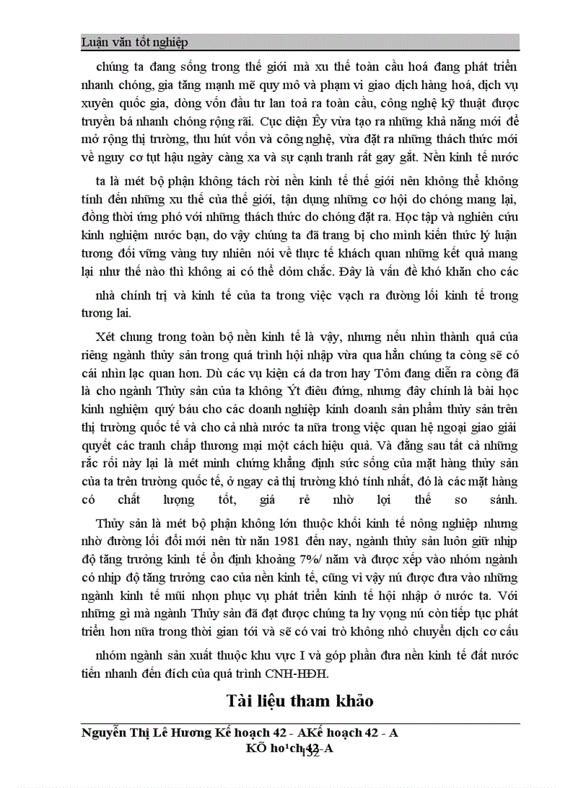 image for page Một số giải pháp phát triển ngành Thủy sản Việt Nam trong quá trình hội nhập kinh tế quốc tế và khu vực từ nay đến năm 2010