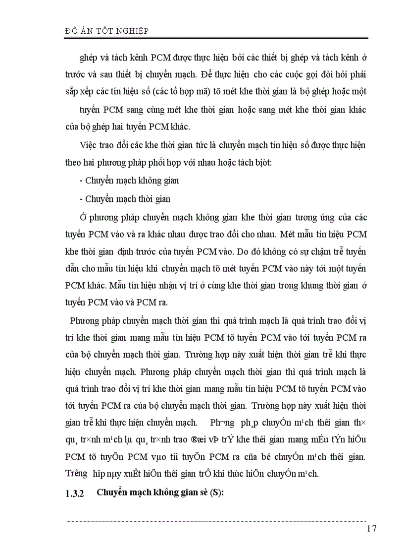 image for page Phân hệ chuyển mạch trong tổng đài