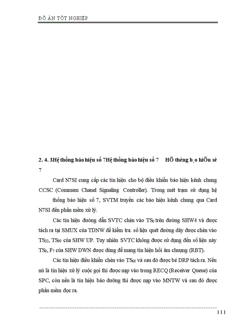 image for page Phân hệ chuyển mạch trong tổng đài