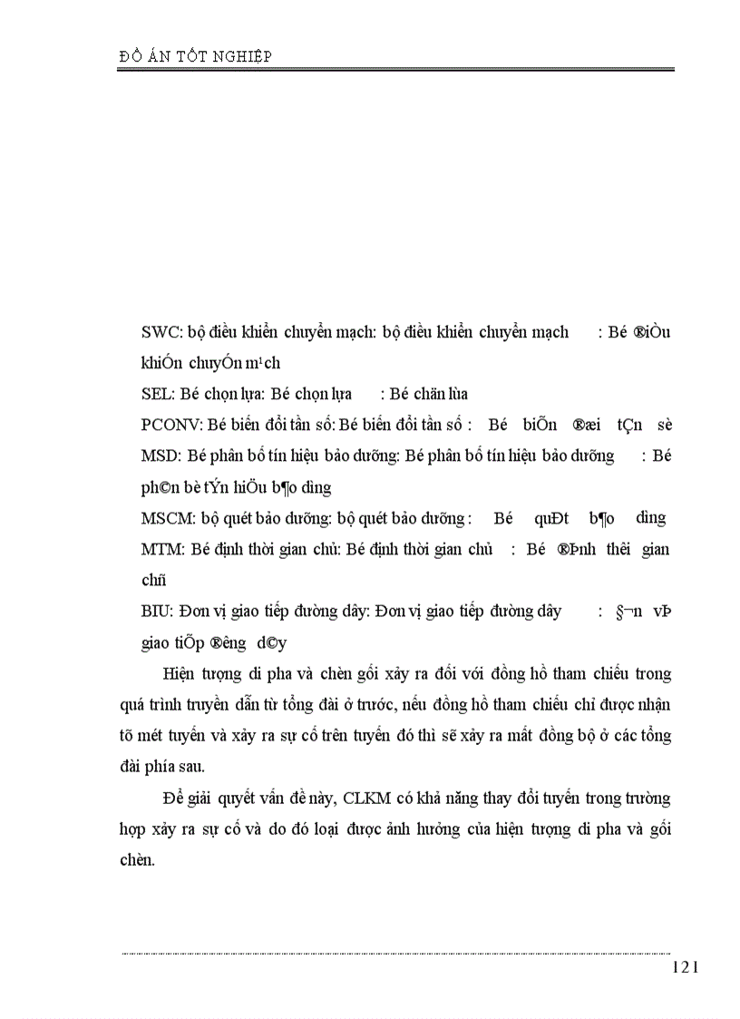 image for page Phân hệ chuyển mạch trong tổng đài