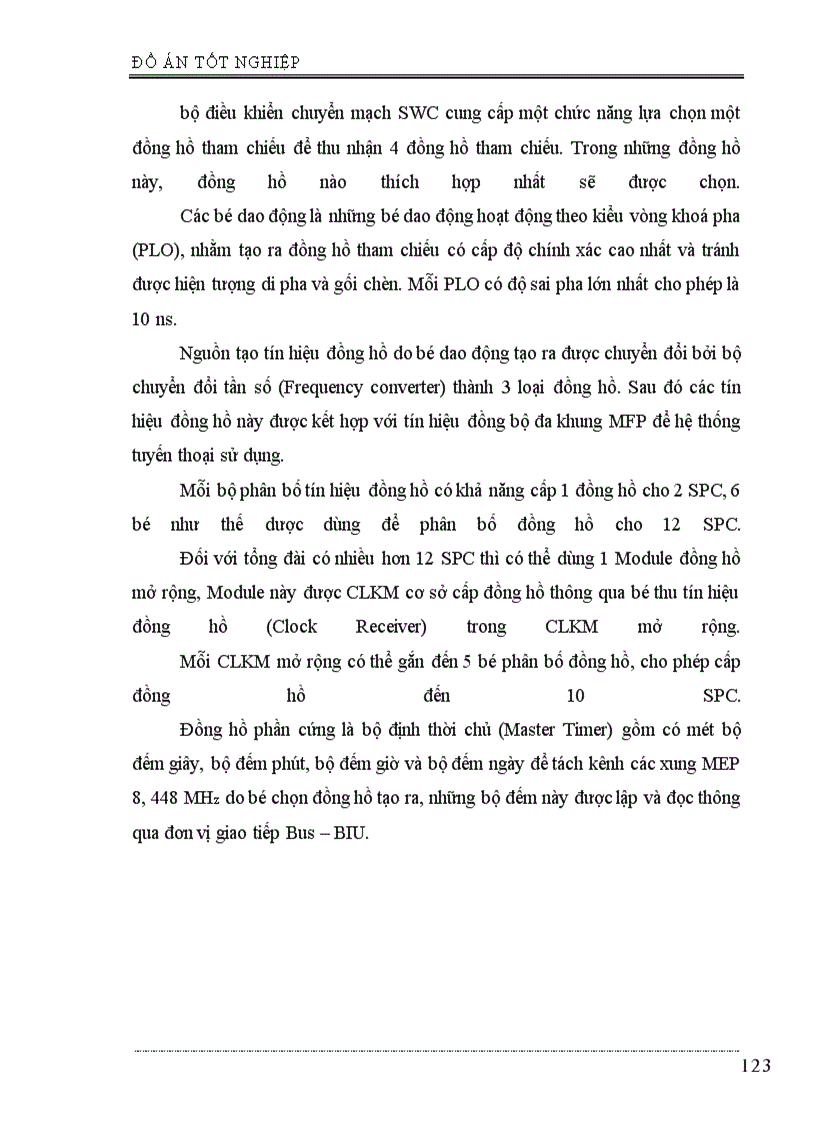 image for page Phân hệ chuyển mạch trong tổng đài