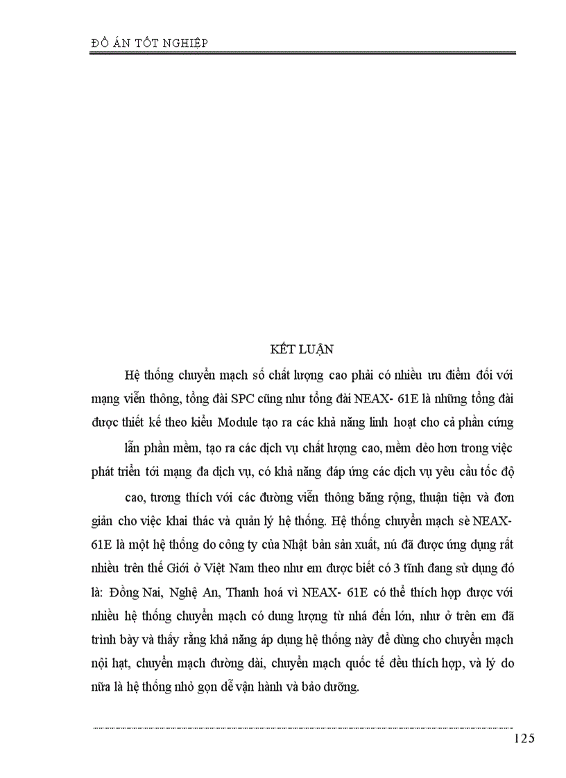 image for page Phân hệ chuyển mạch trong tổng đài