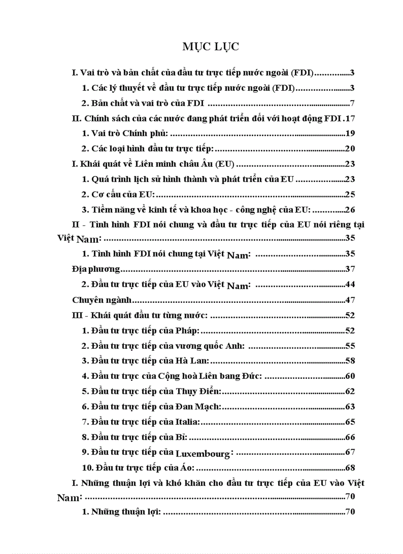 image for page Đầu tư trực tiếp của EU vào Việt Nam, thực trạng và triển vọng