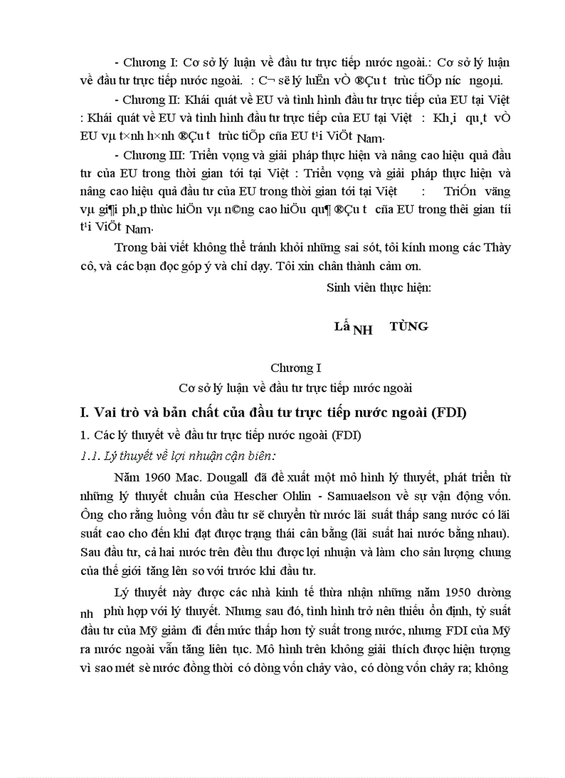 image for page Đầu tư trực tiếp của EU vào Việt Nam, thực trạng và triển vọng