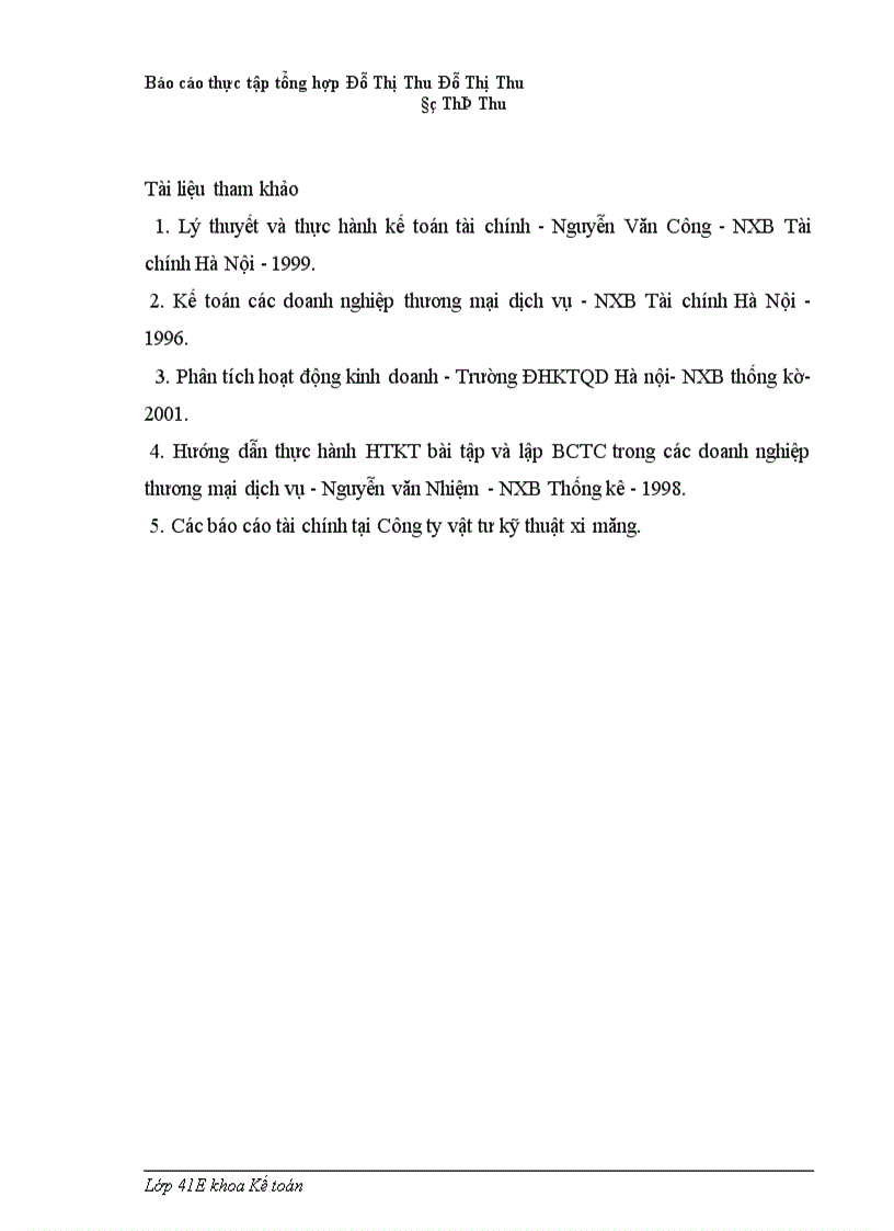 image for page Báo cáo thực tập tại Công ty vật tư kỹ thuật xi măng