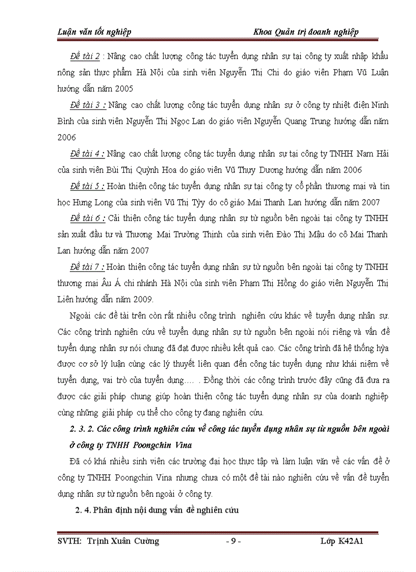 image for page Hương pháp nghiên cứu và các kết quả phân tích tình hình tuyển dụng nhân sự từ nguồn bên ngoài ở công ty TNHH Poongchin Vina