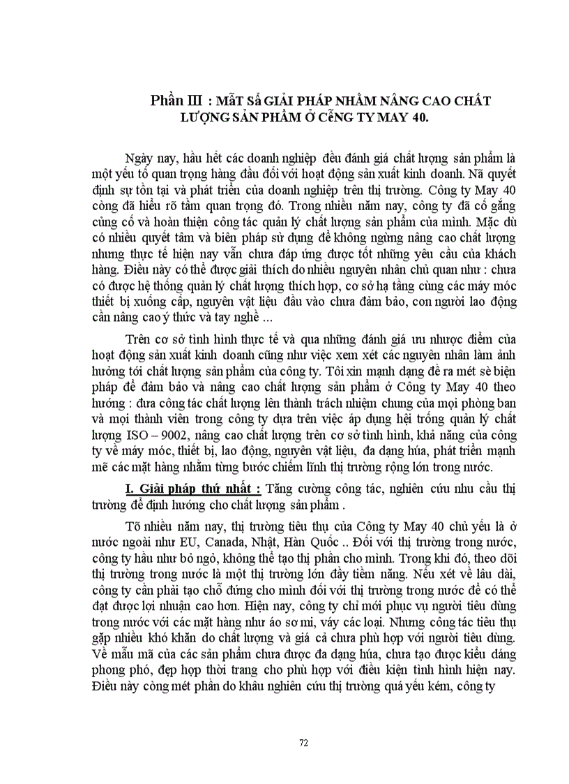 image for page Một số giải pháp góp phần nâng cao chất lượng sản phẩm ở Công ty May 40