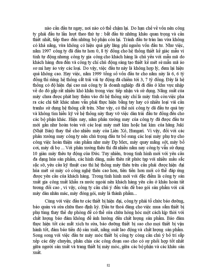 image for page Một số giải pháp góp phần nâng cao chất lượng sản phẩm ở Công ty May 40