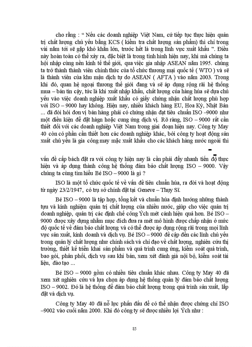 image for page Một số giải pháp góp phần nâng cao chất lượng sản phẩm ở Công ty May 40