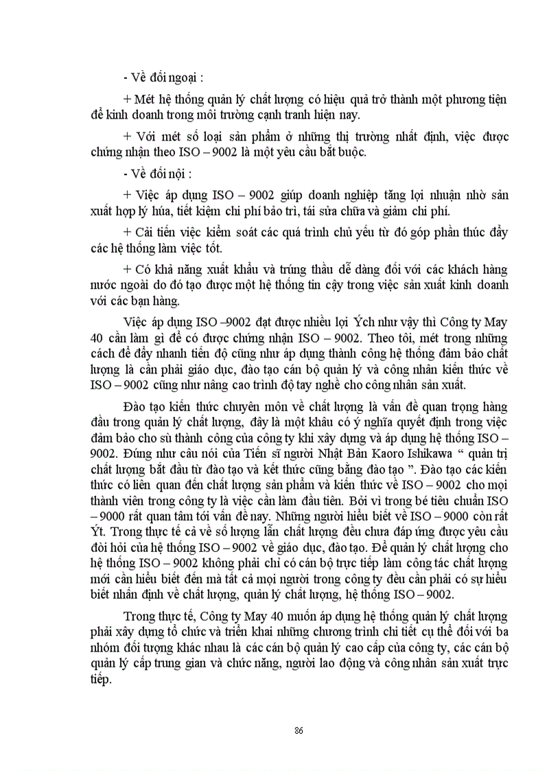 image for page Một số giải pháp góp phần nâng cao chất lượng sản phẩm ở Công ty May 40