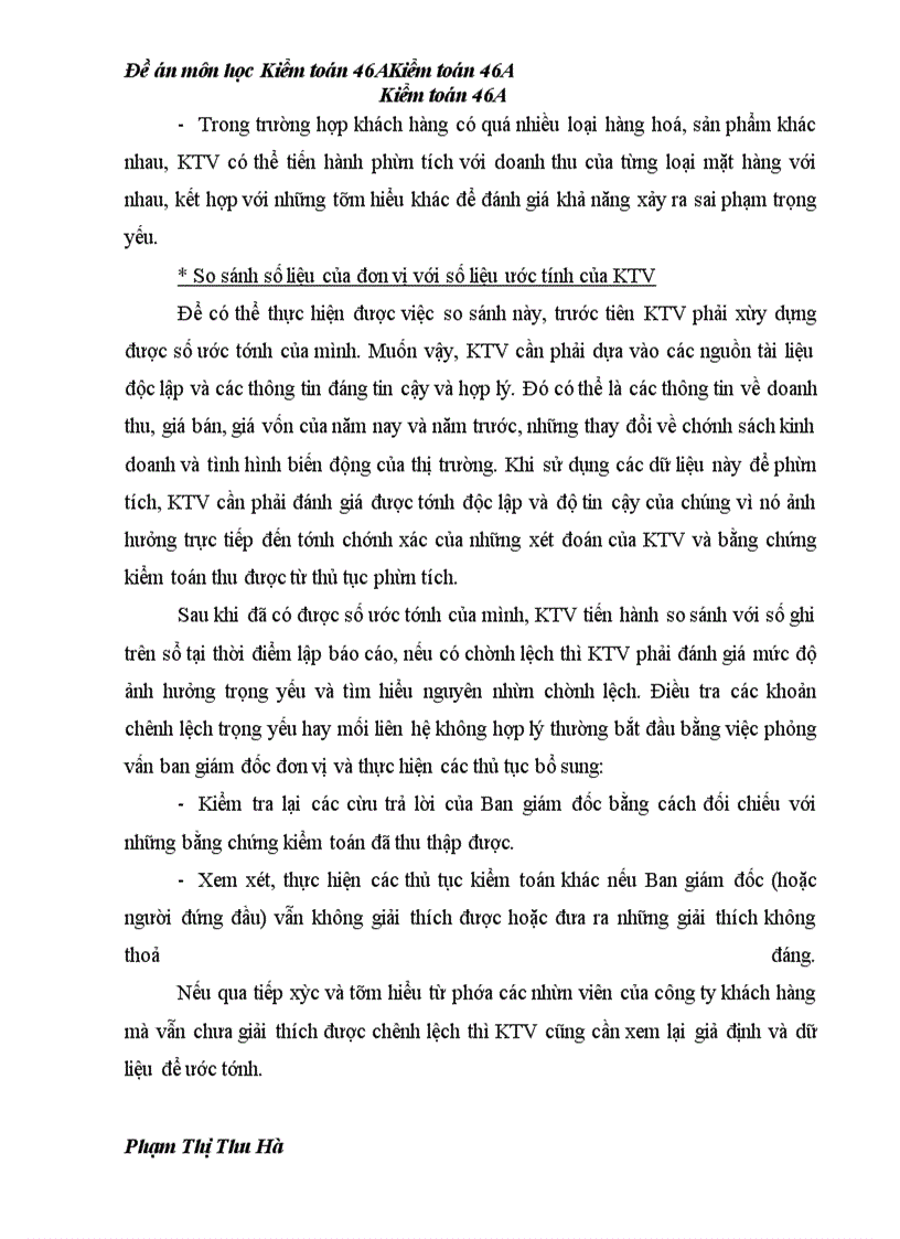 image for page Kiểm toán khoản mục doanh thu bán hàng và cung cấp dịch vụ và Phải thu của khách hàng trong kiểm toán Báo cáo tài chính