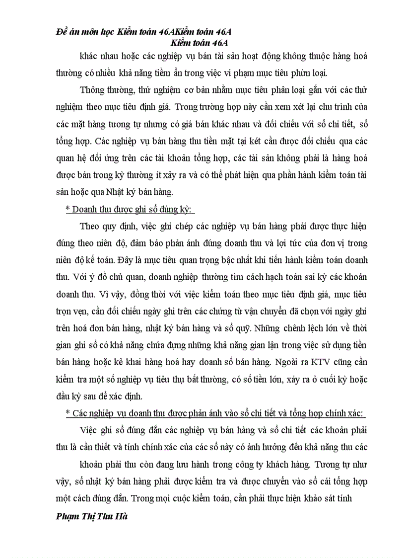 image for page Kiểm toán khoản mục doanh thu bán hàng và cung cấp dịch vụ và Phải thu của khách hàng trong kiểm toán Báo cáo tài chính