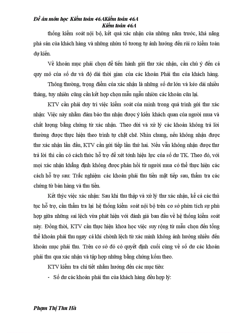 image for page Kiểm toán khoản mục doanh thu bán hàng và cung cấp dịch vụ và Phải thu của khách hàng trong kiểm toán Báo cáo tài chính