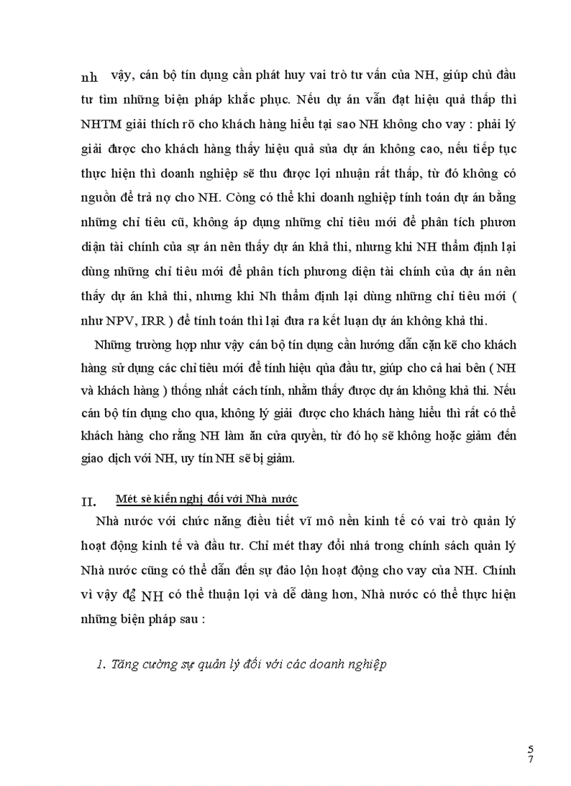 image for page Nâng cao chất lượng cho vay của NHTM trong nền kinh tế