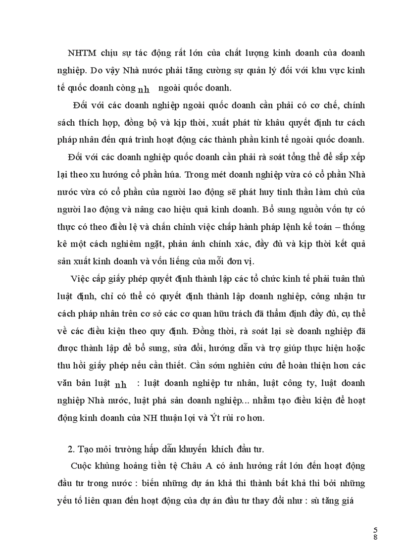 image for page Nâng cao chất lượng cho vay của NHTM trong nền kinh tế