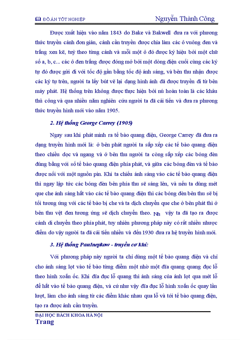 image for page Các hệ truyền hình màu