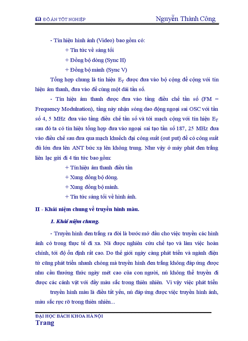 image for page Các hệ truyền hình màu