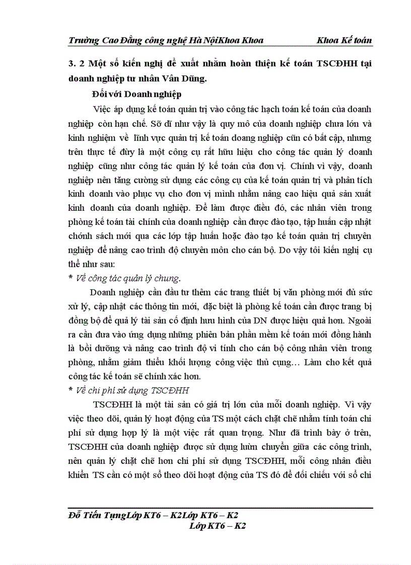 image for page Hoàn thiện kế toán tài sản cố định hữu hình tại Doanh nghiệp tư nhân Vân Dũng