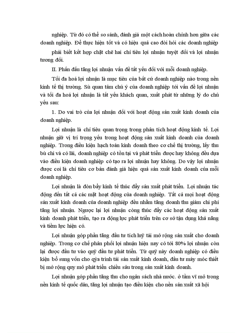 image for page Lợi nhuận và những biện pháp cơ bản góp phần nâng cao lợi nhuận ở công ty XD - 17