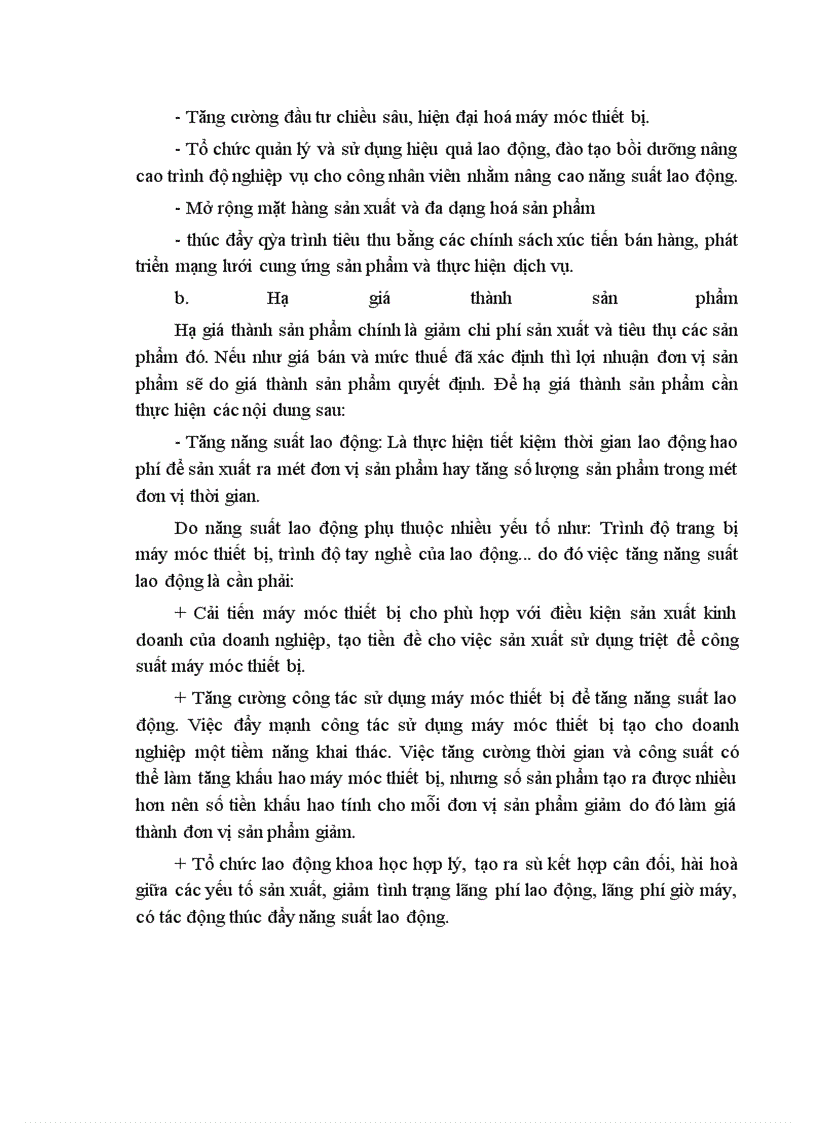 image for page Lợi nhuận và những biện pháp cơ bản góp phần nâng cao lợi nhuận ở công ty XD - 17