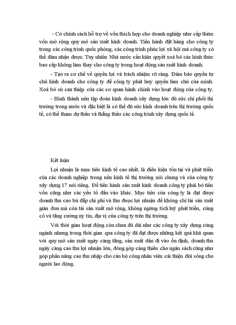 image for page Lợi nhuận và những biện pháp cơ bản góp phần nâng cao lợi nhuận ở công ty XD - 17