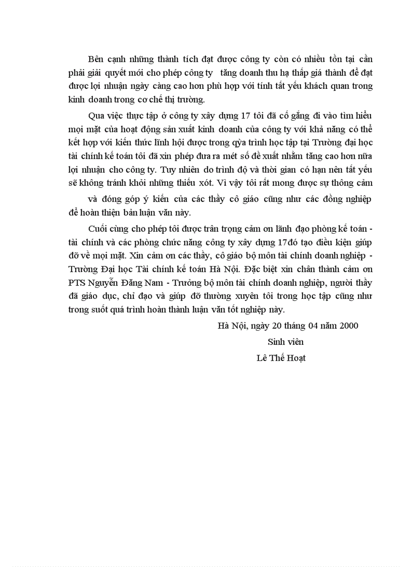 image for page Lợi nhuận và những biện pháp cơ bản góp phần nâng cao lợi nhuận ở công ty XD - 17