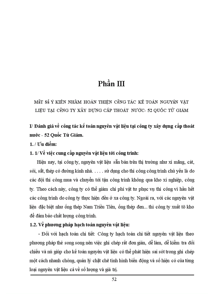 image for page Hoàn thiện công tác kế toán nguyên vật liệu tại Công ty xây dựng cấp thoát nước